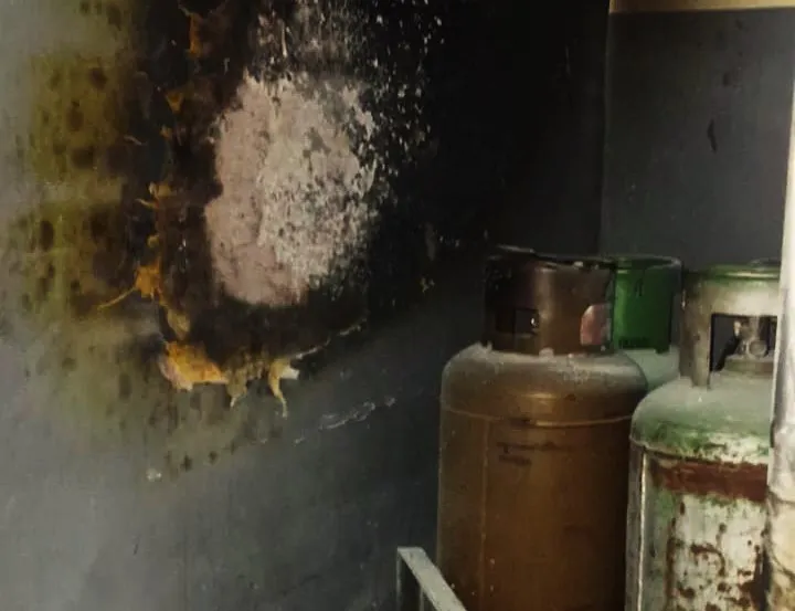 Incendio en panadería de barrio Las Violetas (Policía)