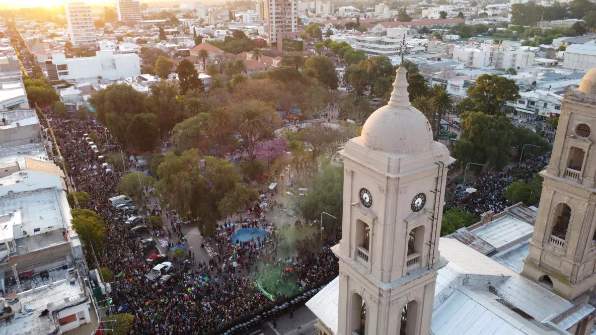 Marcha central en San Luis by Télam