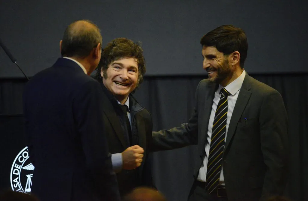 Javier Milei Maximiliano Pullaro (gentileza)