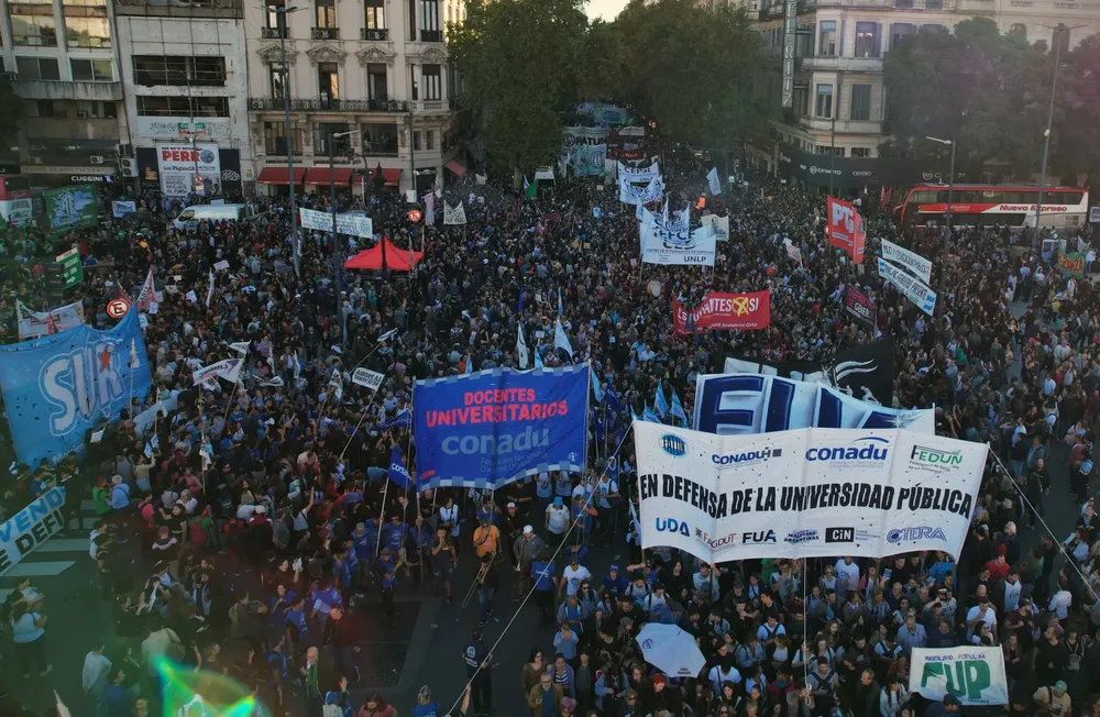 Marcha en defensa de la universidad pública (Conadu)