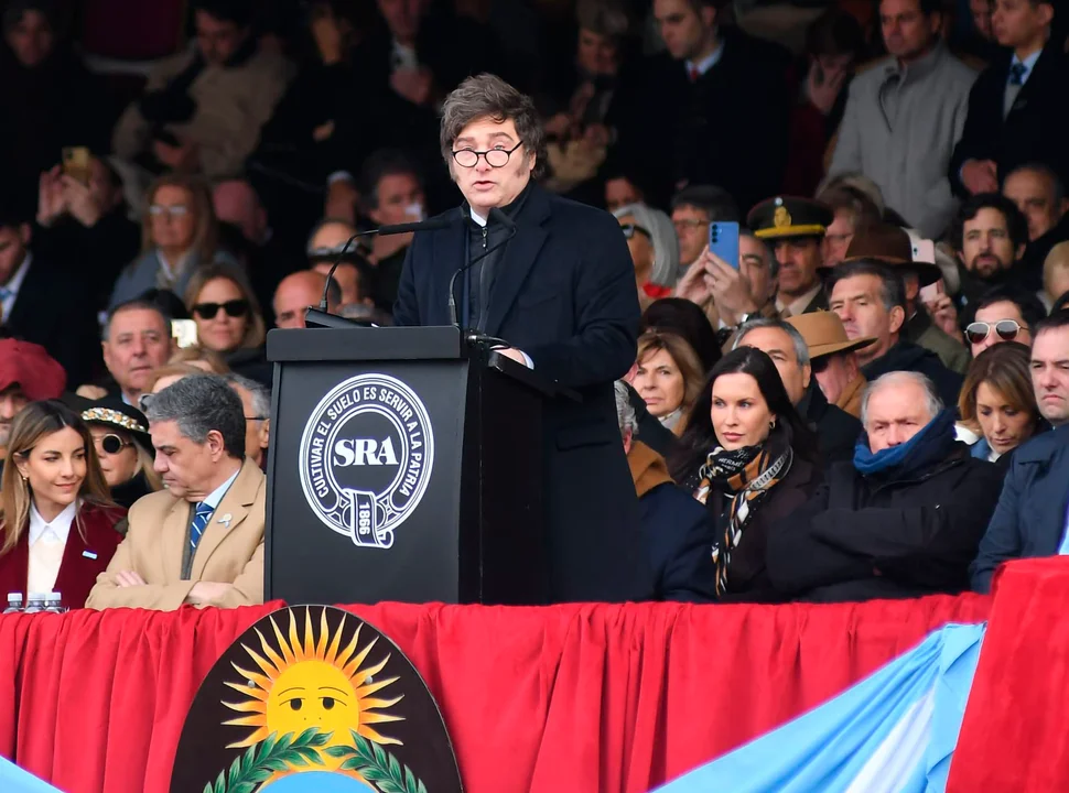 Milei en la Rural by na 