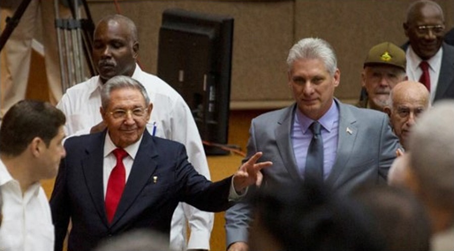 diaz canel cuba castro reuters