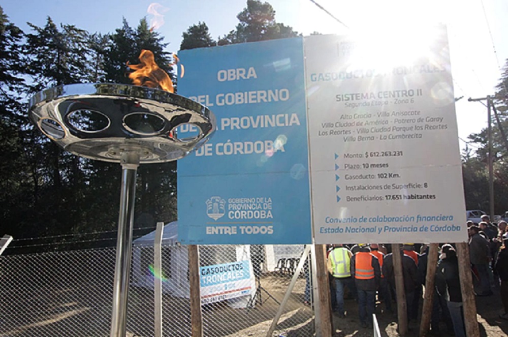 Gasoducto troncal 01 Gobierno de Córdoba