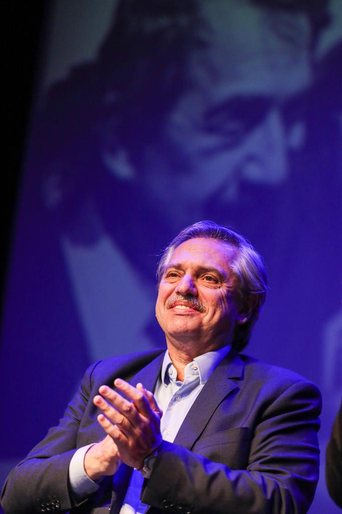 Alberto Fernández homenaje a Alfonsin 2019
