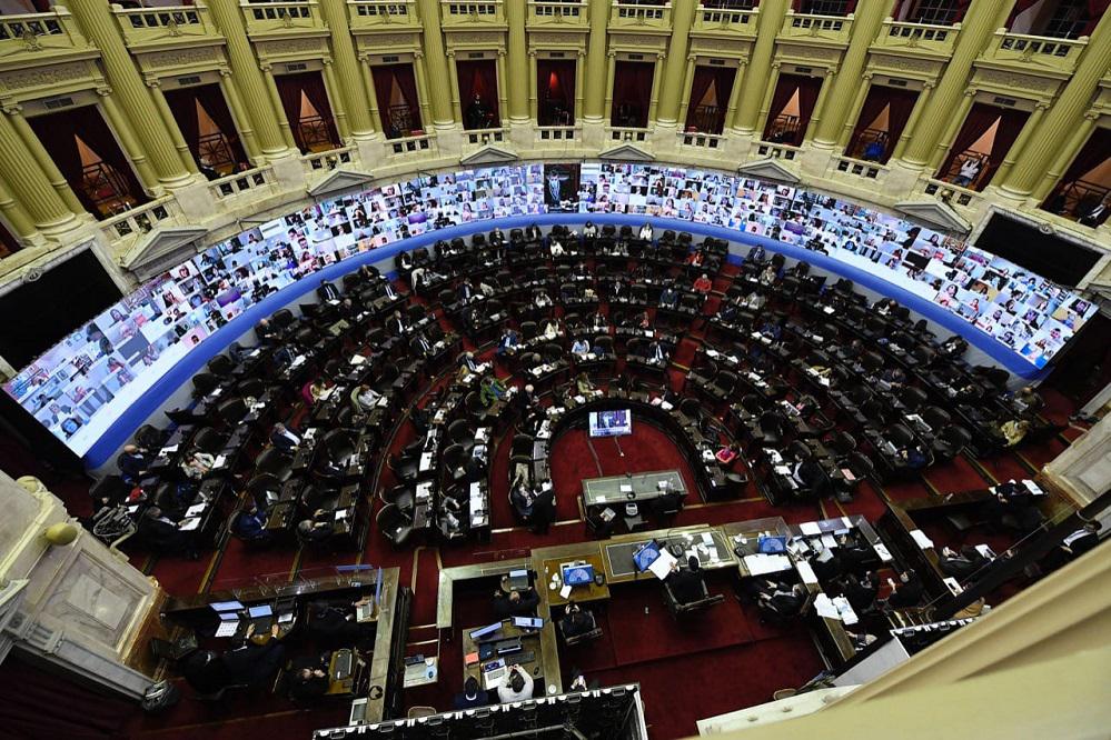 sesion remota de Diputados @DiputadosAR