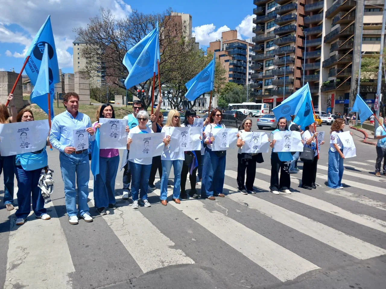 Manifestación de la UEPC por Nancy Godoy (UEPC)