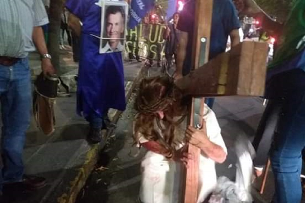 vía crusis ATE by prensa ATE