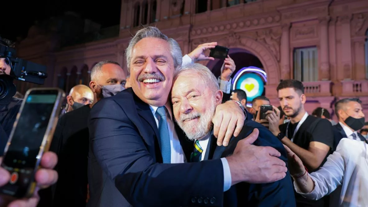 Fernandez y Lula by Télam