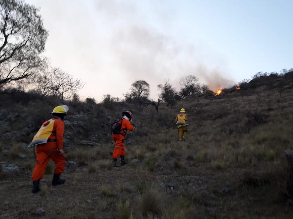 incendios forestales. Foto Federación de Bomberos Voluntarios