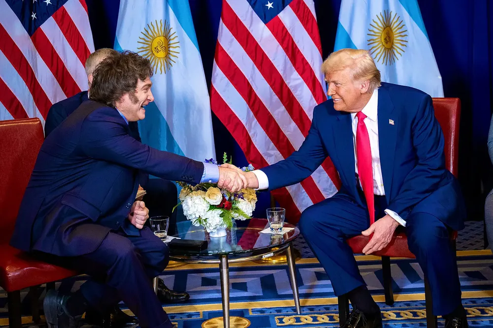 trump y milei