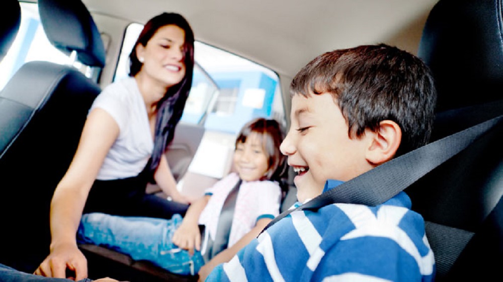 traslado de niños en vehículos
