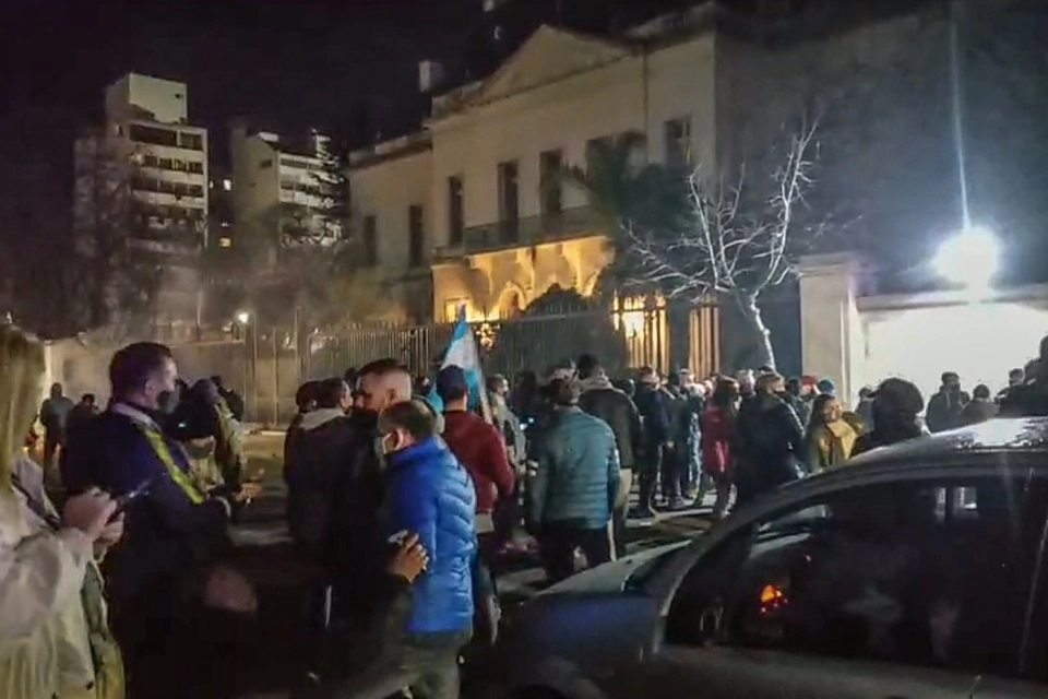 protesta Policía bonaerense by gentileza
