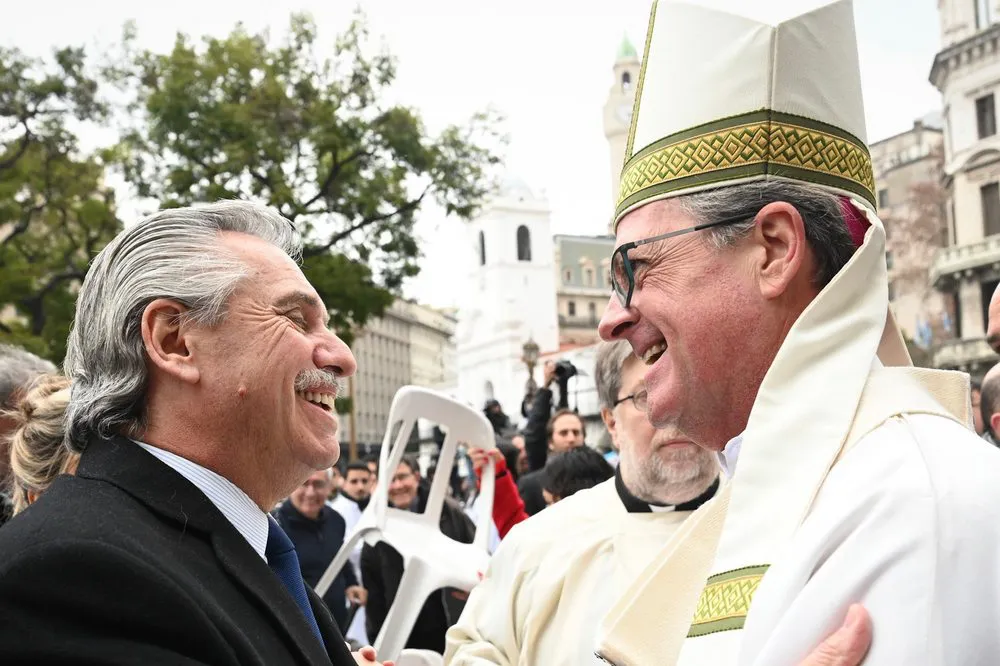 fernandez y nuevo arzobispo caba