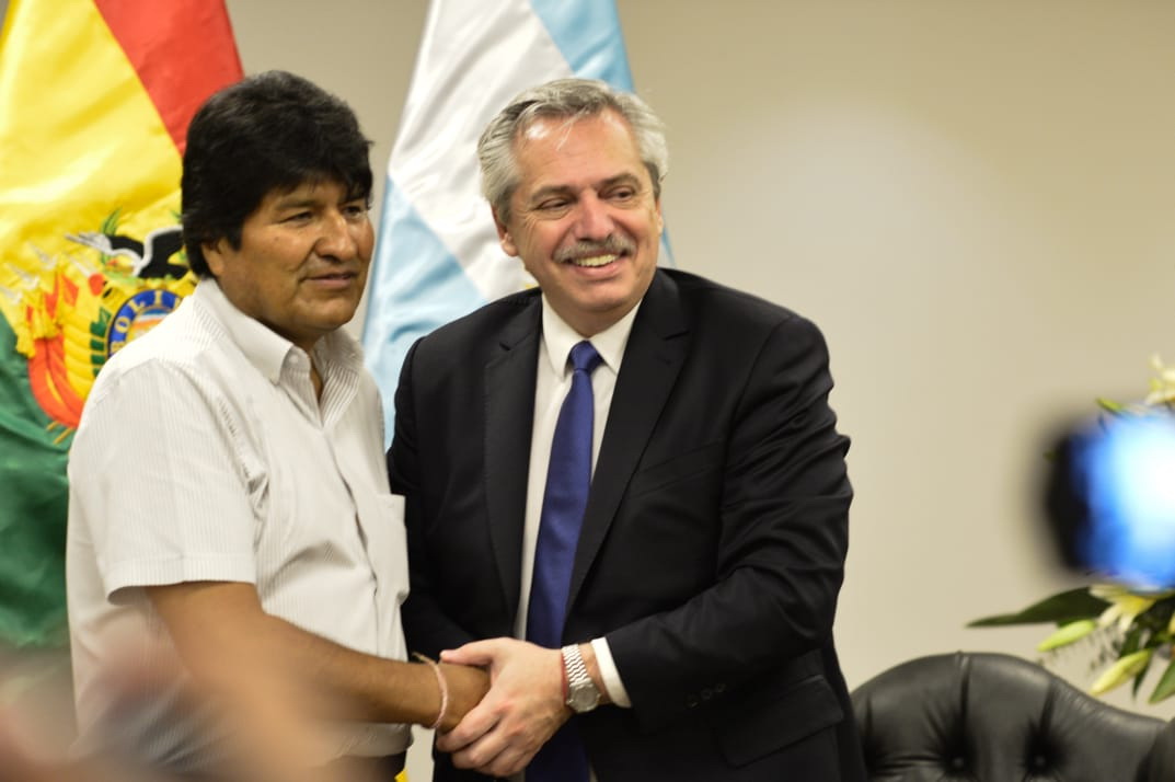 Fernández y Evo Morales by NA