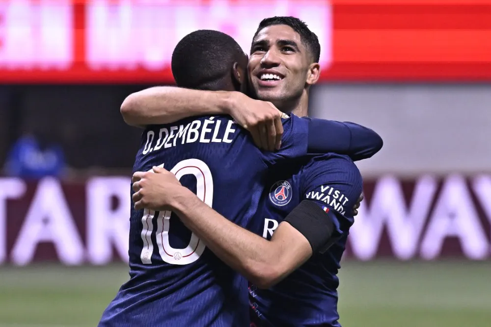 psg festejo ante munich