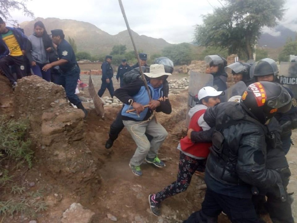 represión salta comunidad diaguita