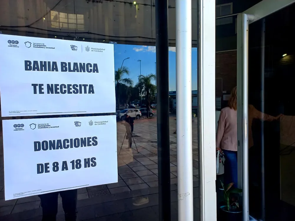 Donaciones para Bahia Blanca by gentileza @leoguevara
