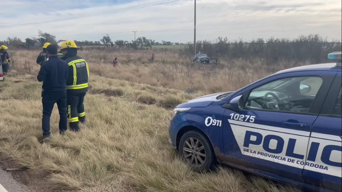 Captura de pantalla  Accidente vial Huinca Renancó
