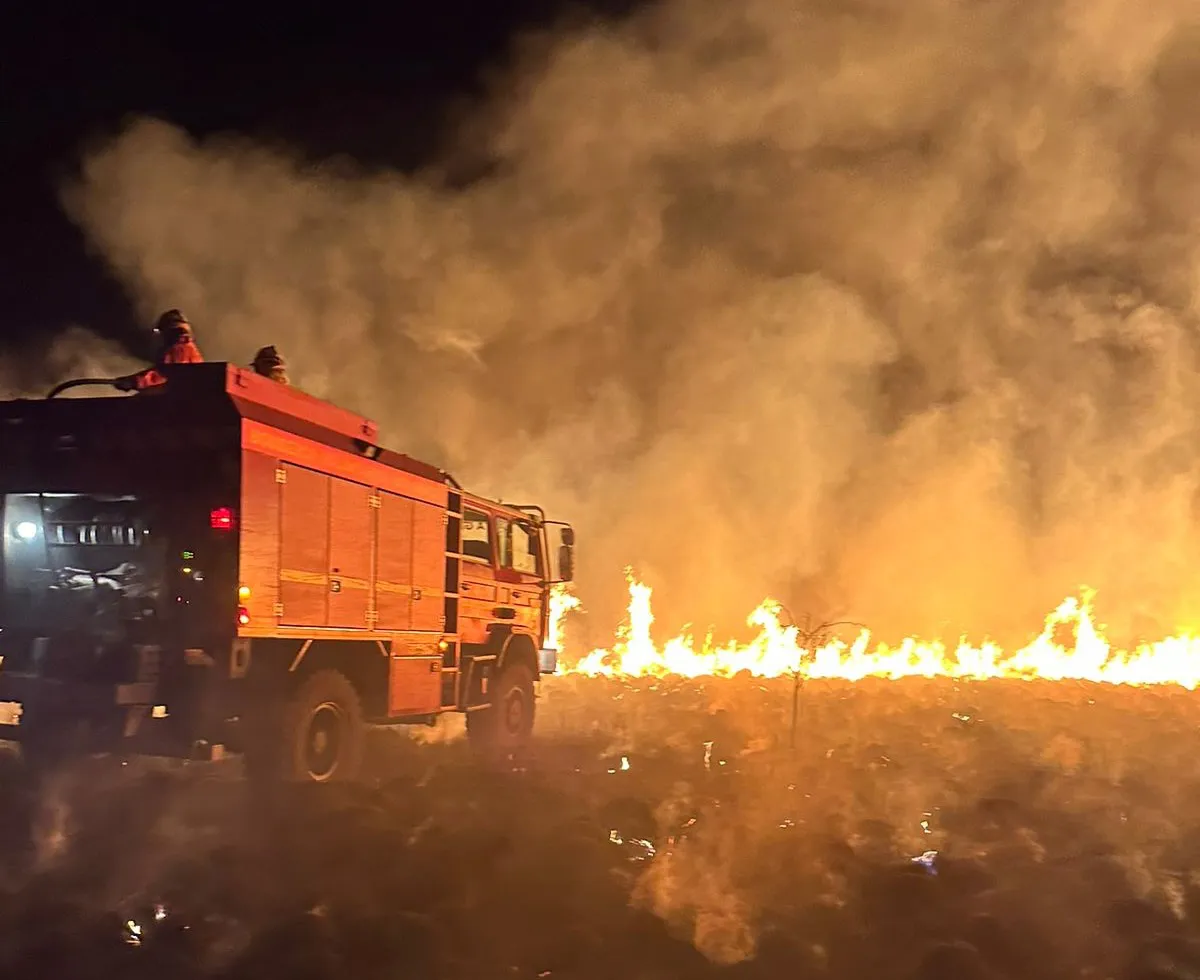 Incendio en Anisacate (Bomberos Voluntarios de Alta Gracia) 01