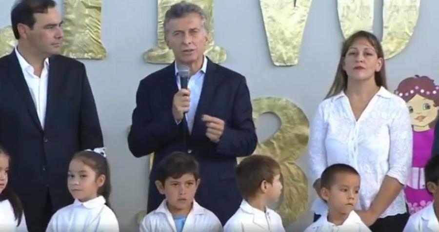 Mauricio Macri ciclo lectivo 2018