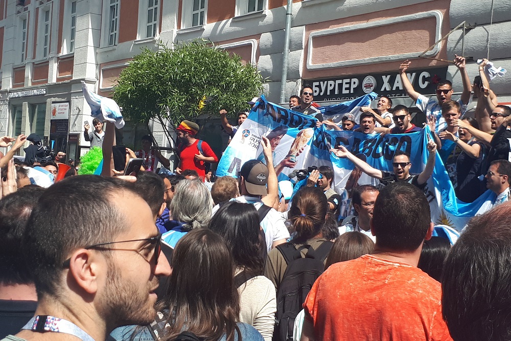 BANDERAZO ARGENTINA CROACIA 2 NIZHNI NOVGOROD