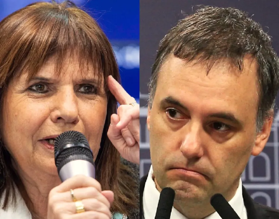 Patricia Bullrich y Manuel Adorni