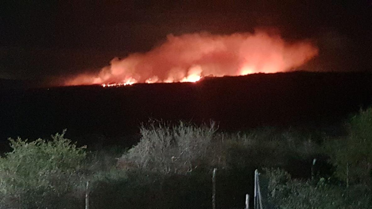 incendio en La Calera