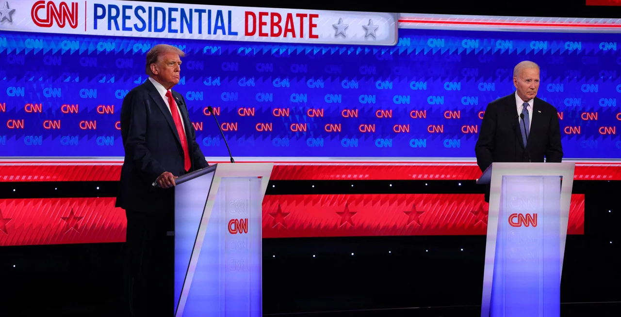 Joe Biden y Trump debate de candidatos by NA / Reuters