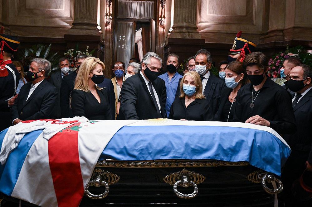 velatorio de Menem Télam