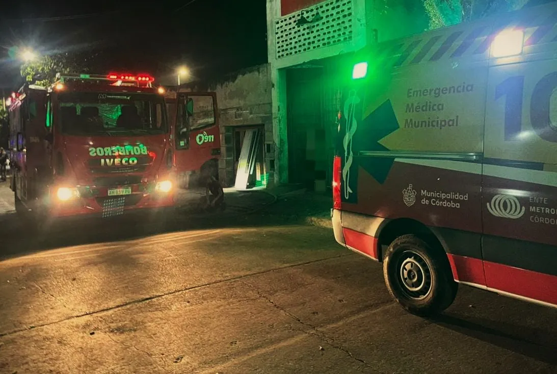 Incendio en una vivienda de Alta Córdoba