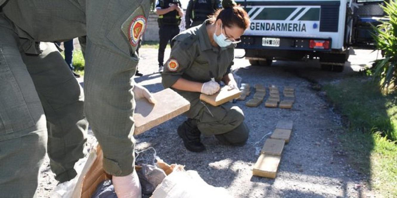gendarmeria 41 kilos marihuana