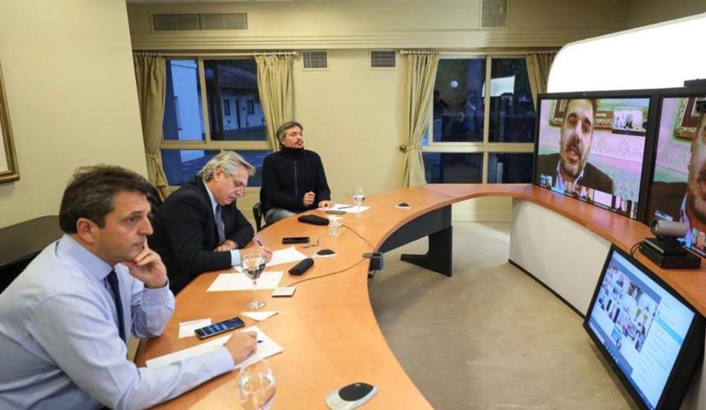 videoconferencia de Fernández con Juntos por el Cambio by gentileza