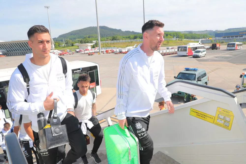 Selección Argentina antes de la Finalissima by twitter Selección