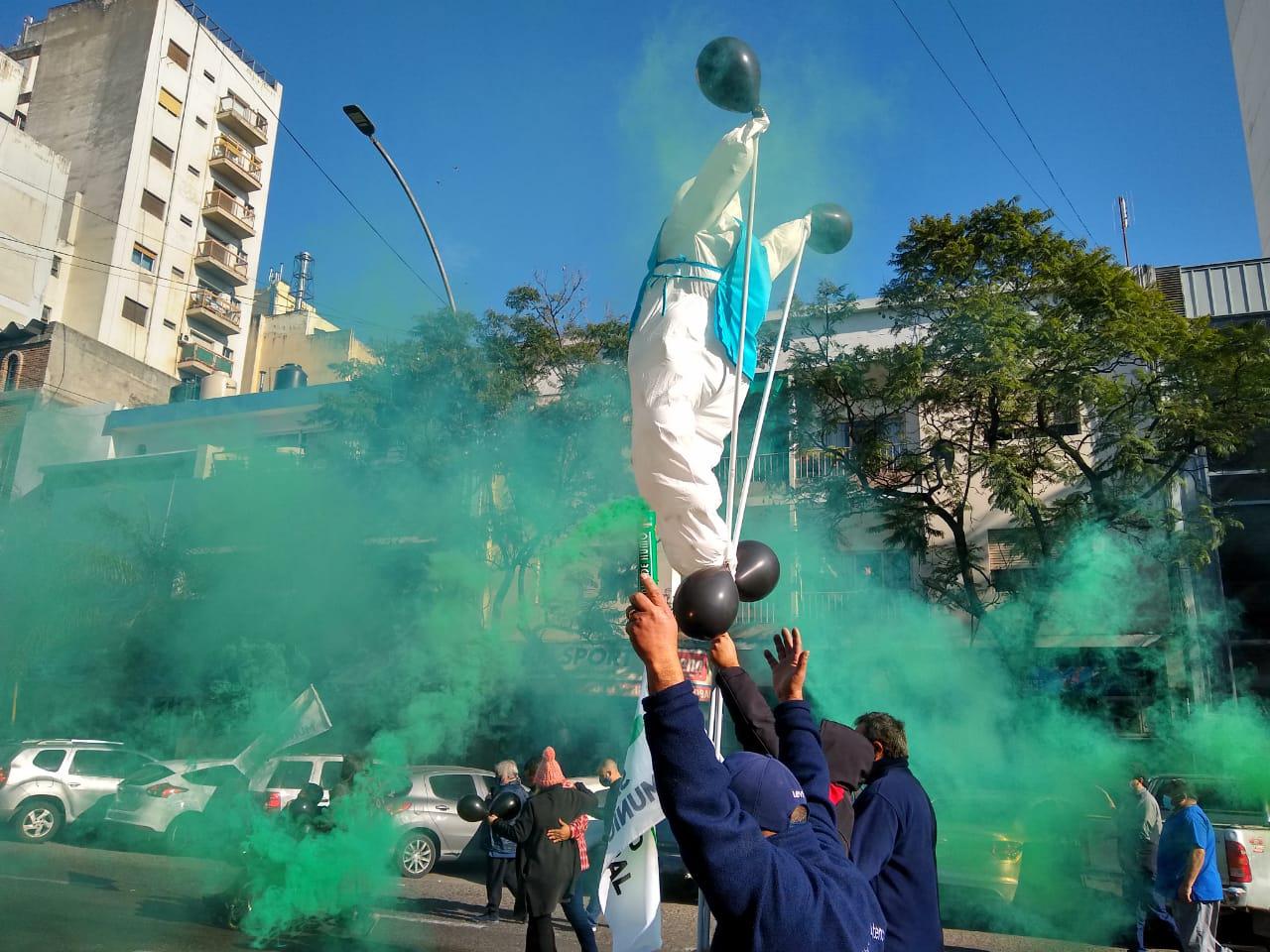 Protesta trabajadores de la salud suoem by LNM