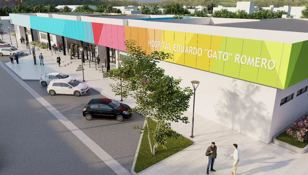 render hospital villa allende by prensa Gobierno