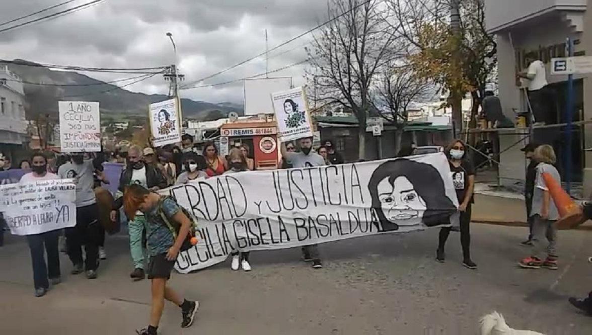 marcha por cecilia basualua captura de video