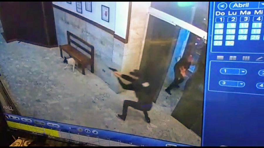 tiroteo san justo by captura de video