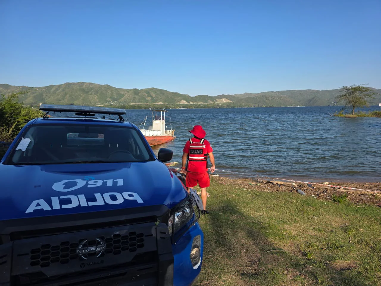 Accidente en el Lago San Roque (Policía)