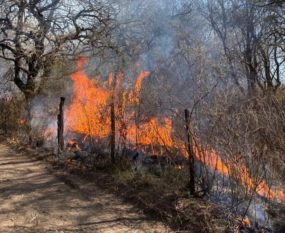 Los Chañaritos incendio