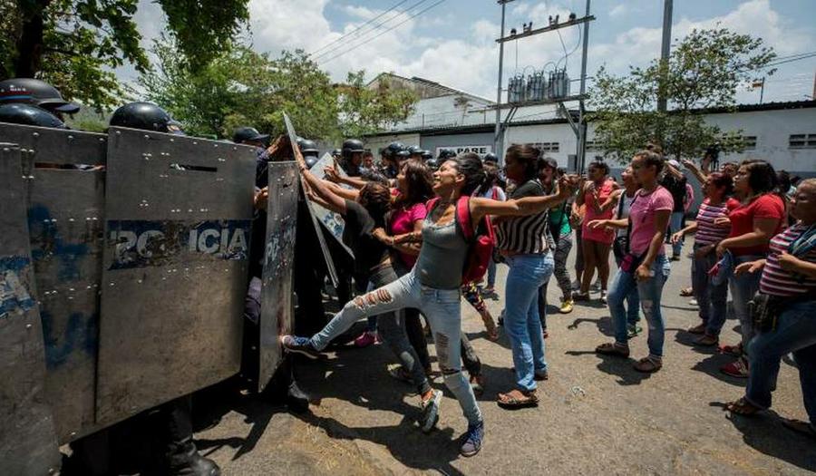 motín en Venezuela. Agencia EFE. 