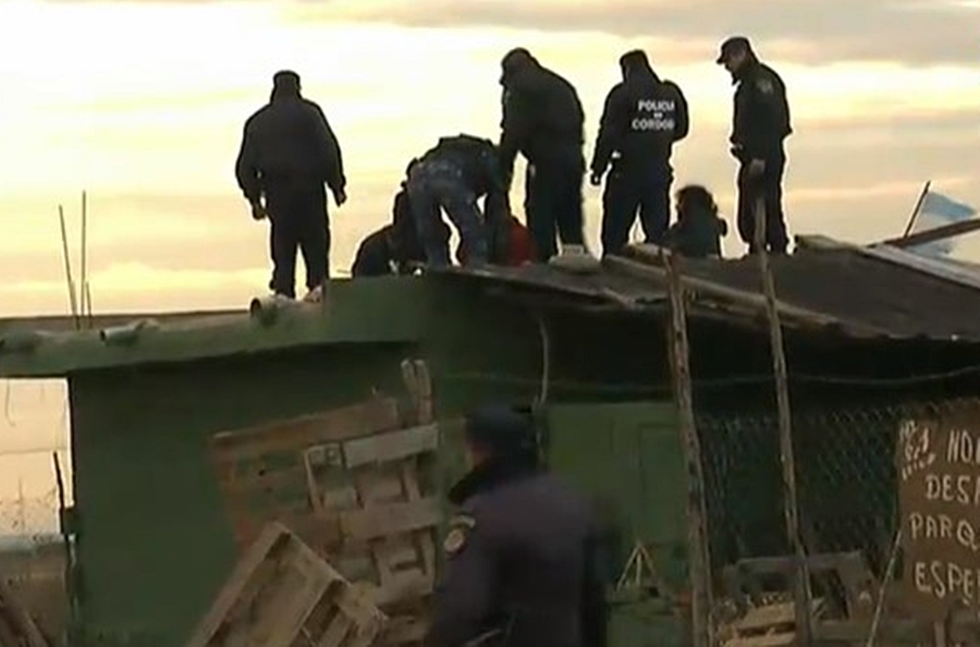 desalojo en juarez celman