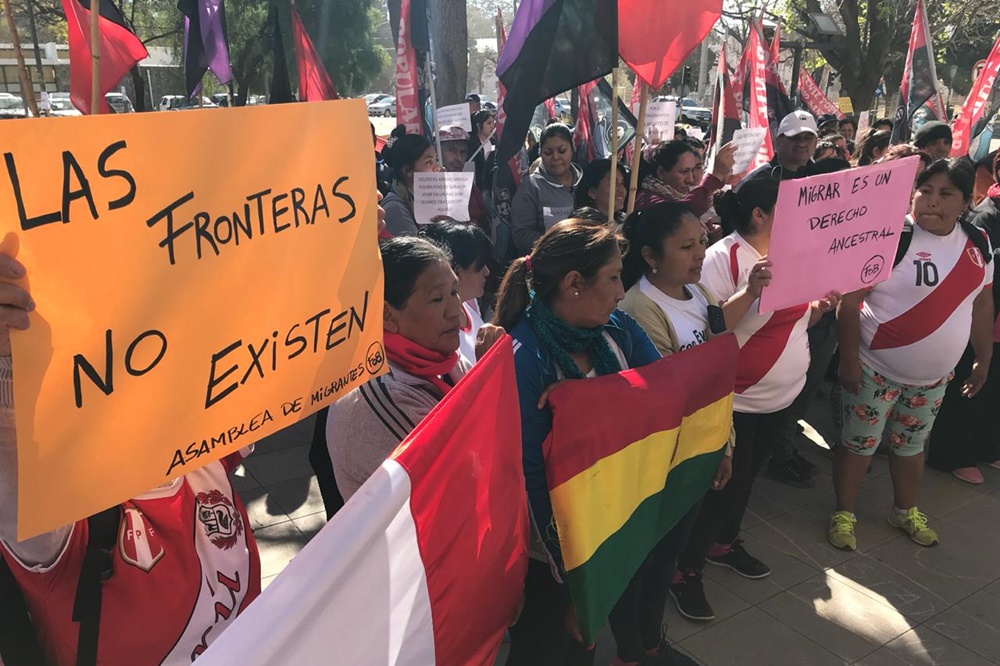 protesta migratoria gentileza Andy Ferreyra
