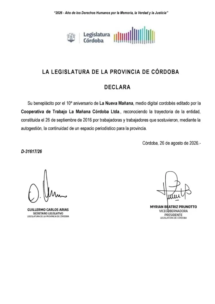Beneplácito Unicameral