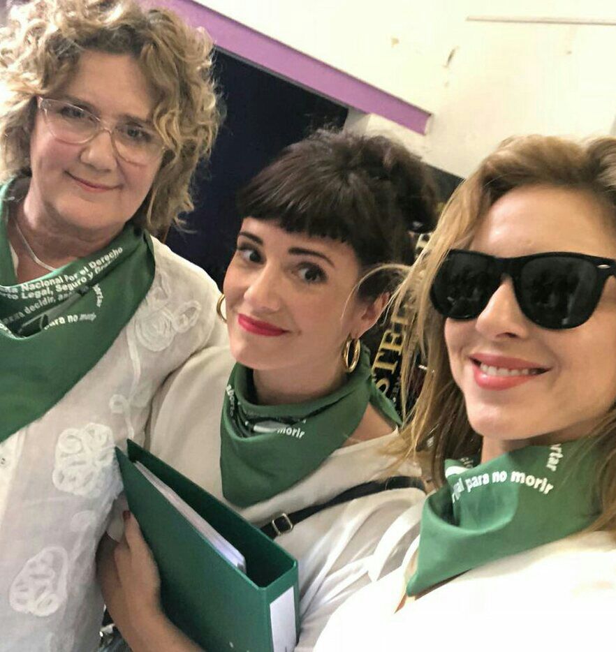 Actrices Congreso despenalización Aborto