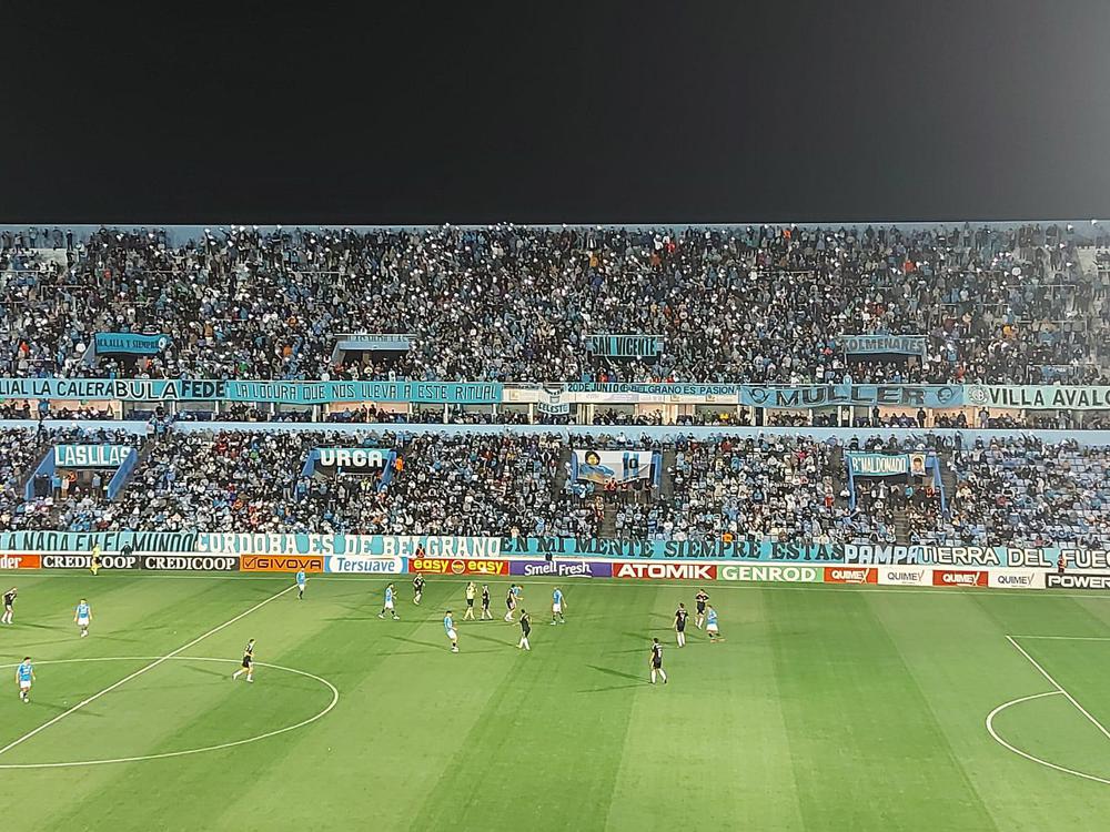 regreso de hinchas belgran 3 LNM