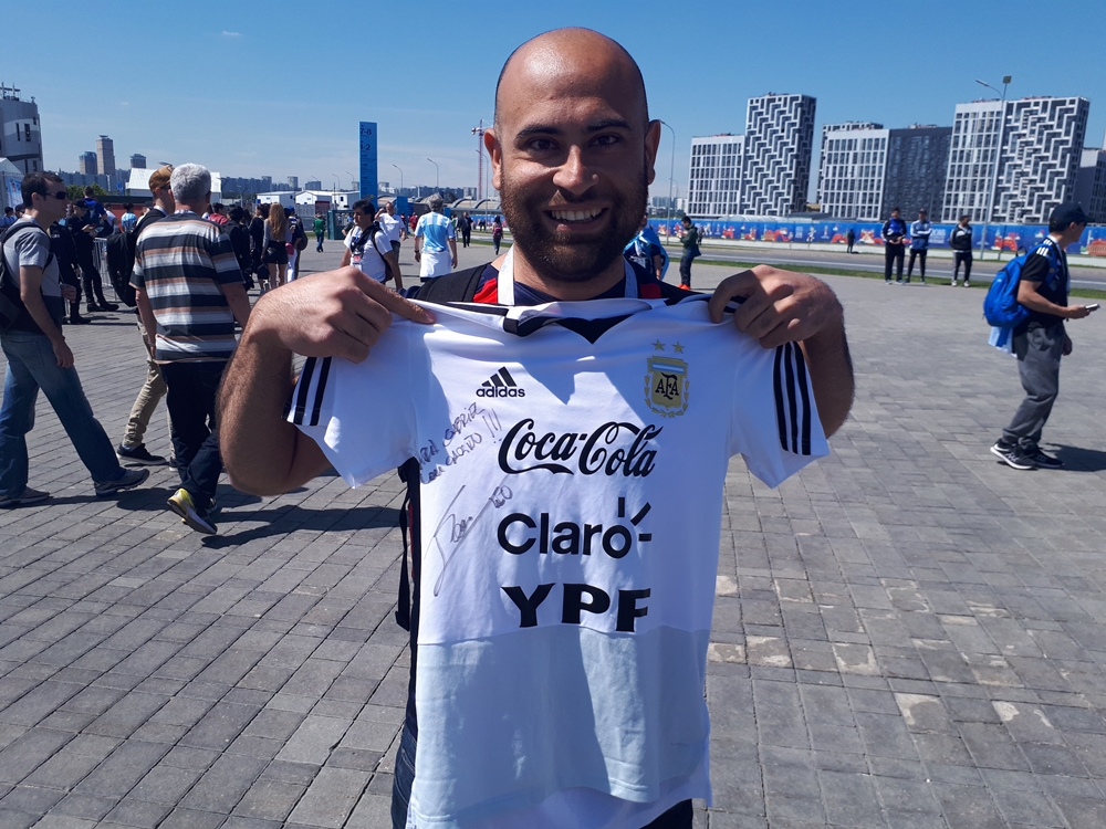 hincha messi