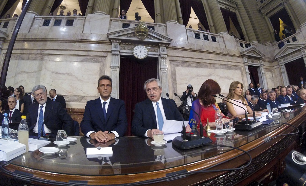 Sesiones congreso NA Massa Fermández
