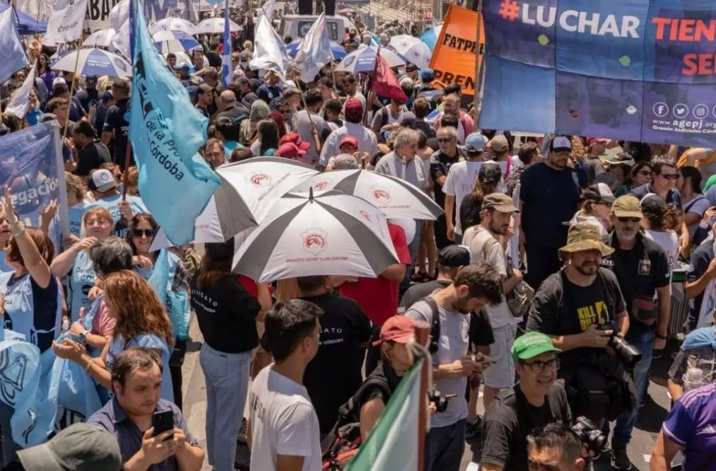 marcha de la CGT Córdoba