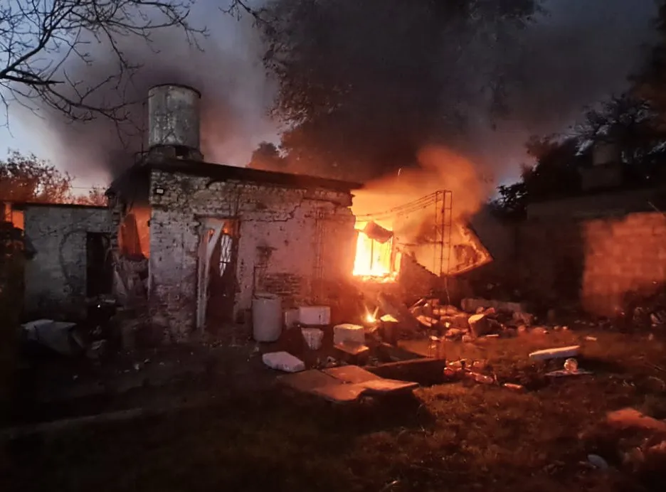 Incendio en vivienda de barrio Cañito Alta Gracia (Policía)