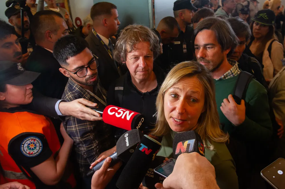 Myriam Bregman en Santiago del Estero (Télam)